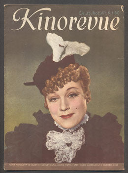 1941. Obrázkový filmový týdeník.  ADINA MANDLOVÁ z filmu 'NOČNÍ MOTÝL'.