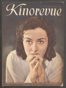 1941. Obrázkový filmový týdeník. HANA VÍTOVÁ z filmu 'PRO KAMARÁDA'. V. NEZVAL.