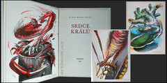 EWERS; HANNS HEINZ: SRDCE KRÁLŮ. - 1991. 3 barevné; sign. litografie MICHAEL RITTSTEIN. Trigon;  edice Topas. REZERVOVÁNO