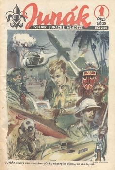 1947 - 1948. Ročník č. 30. Týdeník junácké mládeže.