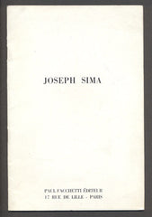 Šíma - JOSEPH SIMA. - Exposition. Paris, Galerie Paul Facchetti. 1959.