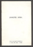 Šíma - JOSEPH SIMA. - Exposition. Paris, Galerie Paul Facchetti. 1959.