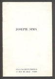 Šíma - JOSEPH SIMA. - Exposition. Paris, Galerie Paul Facchetti. 1959.
