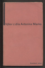 VÝBOR Z DÍLA A. MACKA. - 1932. DP. Generace.