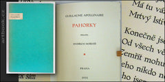 APOLLINAIRE; GUILLAUME: PAHORKY. - 1931. Typo Karel Dyrynk; Státní tiskárna v Praze. Překlad Jindřich Hořejší.