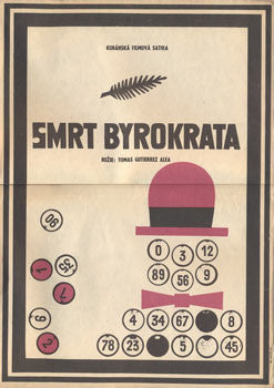 1967. Film Kuba. Režie Tomas Gutierréz Alea. Autor plakátu: RADIM MALÁT. 