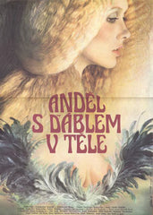 ANDĚL S ĎÁBLEM V TĚLE. - 1983. Český film. Režie Václav Matějka . Autorka plakátu: OLGA VYLEŤALOVÁ.