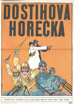 1977. Italský film. Režie Steno. Autor plakátu: ANTONÍN SLÁDEK. 