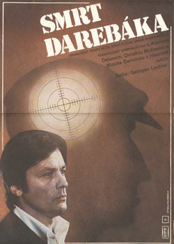 1978. Francouzský film. Režie Georges Lautner; hraje Alain Delon.  Autor plakátu: PAVEL BENEŠ. 