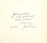THON; JAN: KNIHOVNÍCI A KNIHOMILOVÉ. - 1947. Obálka PETR TUČNÝ. Podpis autora.