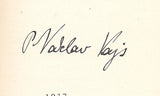 VAJS; VÁCLAV: PÍSEŇ O PASTÝŘI. - 1937. Podpis autora.