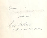 SEIFERT; JAROSLAV: KAMENNÝ MOST. - 1944. 1. vyd. Podpis autora. Ilustrace KAREL SVOLINSKÝ.