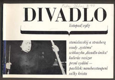 DIVADLO. Listopad. 1967. (18. ročník). - Obálka LIBOR FÁRA. Foto  RICHARD VALENTA; NOVOTNÝ; SVOBODA; VALENTA.