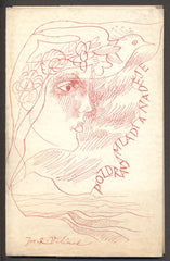 POZDRAVY MLÁDÍ A NADĚJE. - (1946). Obálka a průvodní 4 kresby KAREL SVOLINSKÝ.