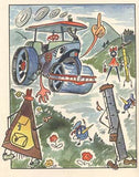 HONS; JOSEF: POHÁDKY SILNIC; MOSTŮ A TRATÍ. - 1942. Knižnice železničářských autorů 'Ozubené kolo'. Ilustrace JAN PACÁK.