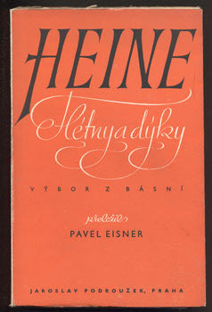 1949. Výbor z básní. Přeložil Pavel Eisner. Obálka BEDŘICH FORMAN. 1. vyd.
