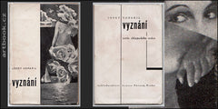 VOPAŘIL; JOSEF: VYZNÁNÍ. - 1933. Fotomontážní obálka; kresba a typografická úprava STANISLAV ODVÁRKO. REZERVACE
