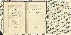 SCHRÖDER - DEVRIENTOVÁ; W.: MEMOÁRY ZPĚVAČKY. II. díl. - 1931. Erotikum.  4 celostr il. a frontispis anonym.