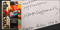 Hoffmeister; Adolf: Dalekohled; aneb; Kdo nevěří; ať tam běží. - 1966. Barevné koláže Adolf Hoffmeister. Podpis autora.