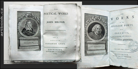 1784.  Preface by Samuel Johnson. Ztracený ráj.
