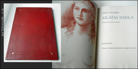 1937. Umělecká celokožená vazba; litografie a obálka VÁCLAV MAŠEK.