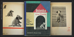Teige - ČAPEK; KAREL: DÁŠEŇKA ČILI ŽIVOT ŠTĚNĚTE. - 1933. Obálka; typografie KAREL TEIGE. 1. vyd. /jc/