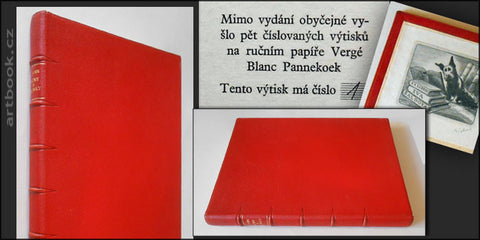 1939. Celokožená vazba Rajman; z knihovny Ivy Šaldové; dcery ředitele Melantrichu.