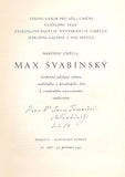 MAX ŠVABINSKÝ. 17. září - 11. prosince 1953.