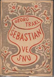 Čapek - TRAKL; GEORG: ŠEBASTIAN VE SNU. - 1924. Obálka (dvoubarevné lino)  JOSEF ČAPEK. /jc/