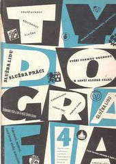 TYPOGRAFIA. - 50. léta. Československý obchod v propagaci. PRODÁNO/SOLD