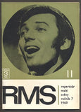 RMS - REPERTOÁR MALÉ SCÉNY. - Č. 11, roč. 7., 1969.