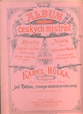 ALBUM STARŠÍCH MISTRŮ: JAN VAŇHAL, 12 drobných skladbiček pro mladé pianisty.