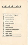 Teige - NEZVAL; VÍTĚZSLAV: ZPÁTEČNÍ LÍSTEK. - 1933. 1. vyd.