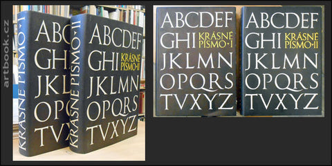 1958. I. + II. díl. 1. vydání. /typografie; písmo/