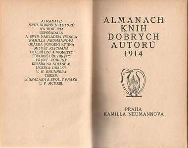 1913. Dřevoryty Fr. KOBLIHA.