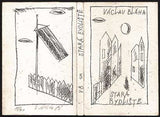 1981. Edice Hoštění sv. 5. 10 leptů (9 x sign.) k básním Ivana Blatného.  /q/