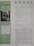 DOMUS. L´ARTE NELLA CASA. N. 124. - 1938.
