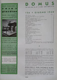 DOMUS. L´ARTE NELLA CASA. N. 126. - 1938.