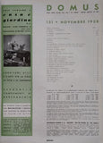 DOMUS. L´ARTE NELLA CASA. N. 131. - 1938.