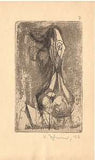 Zykmund - BERTRAND; ALOYSIUS: KAŠPAR NOCI. - 1947. 8 sign. leptů VÁCLAV ZYKMUND. Edice Atlantis. /q/