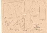 SEYDL; ZDENEK. (1916-1978) - 60. léta 20. st. Dvě kresby hnědým fixem; papír 210x290. - 2 -