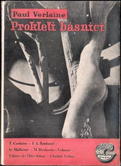 Teige - VERLAINE; PAUL: PROKLETÍ BÁSNÍCI. - 1946. Orloj. Mezinárodní knihovna theorie umění; sv. 2. Obálka a typo KAREL TEIGE.