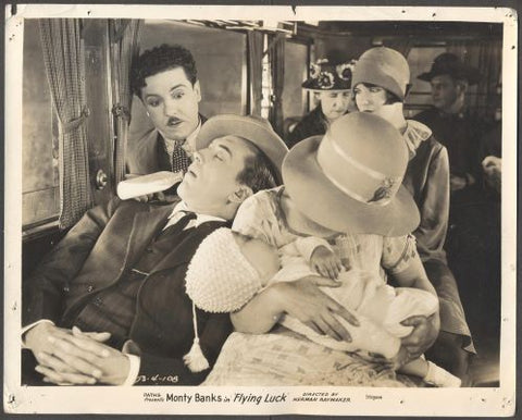 MONTY BANKS - FLYING LUCK (Létající štěstí). - 1927. American silent comedy film. /13/