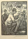 1928. Dřevoryty JOSEF HODEK. REZERVACE