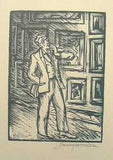 Hodek - BLATNÝ; LEV: TAJEMSTVÍ LOUVRU. - 1928. Dřevoryty JOSEF HODEK. REZERVACE