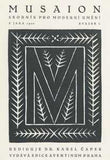 MUSAION. Sborník pro moderní umění. Sv. I. + Sv. II. - 1920. 1921. JOSEF ČAPEK; VLASTISLAV HOFMAN.