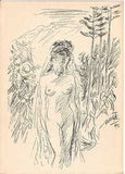 Mašek - PÍSEŇ PÍSNÍ. - 1946. 7 celostr. ilustrací a jedna na obálce VÁCLAV MAŠEK.