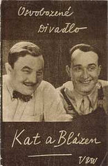 VOSKOVEC a WERICH: KAT A BLÁZEN. - 1934. Divadelní program. /w/