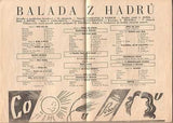 Voskovec a Werich - LOKÁLNÍ PATRIOT. - 1935; číslo 1. Noviny Spoutaného divadla. /w/
