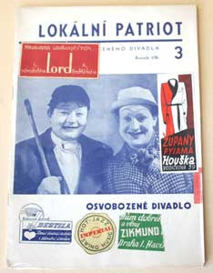 1937. Roč. VIII. č. 3. Noviny Osvobozeného divadla. /w/ 